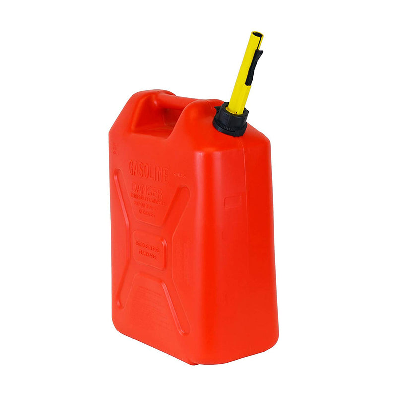 Scepter 5.3 Gallon RV Diesel Military Style Jerry Gasoline Can, Red (Open Box)