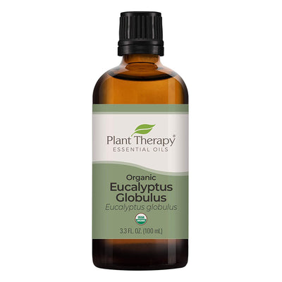 Plant Therapy Aroma 3.3 Oz Essential Oil Organic Eucalyptus Globulus (3 Pack)