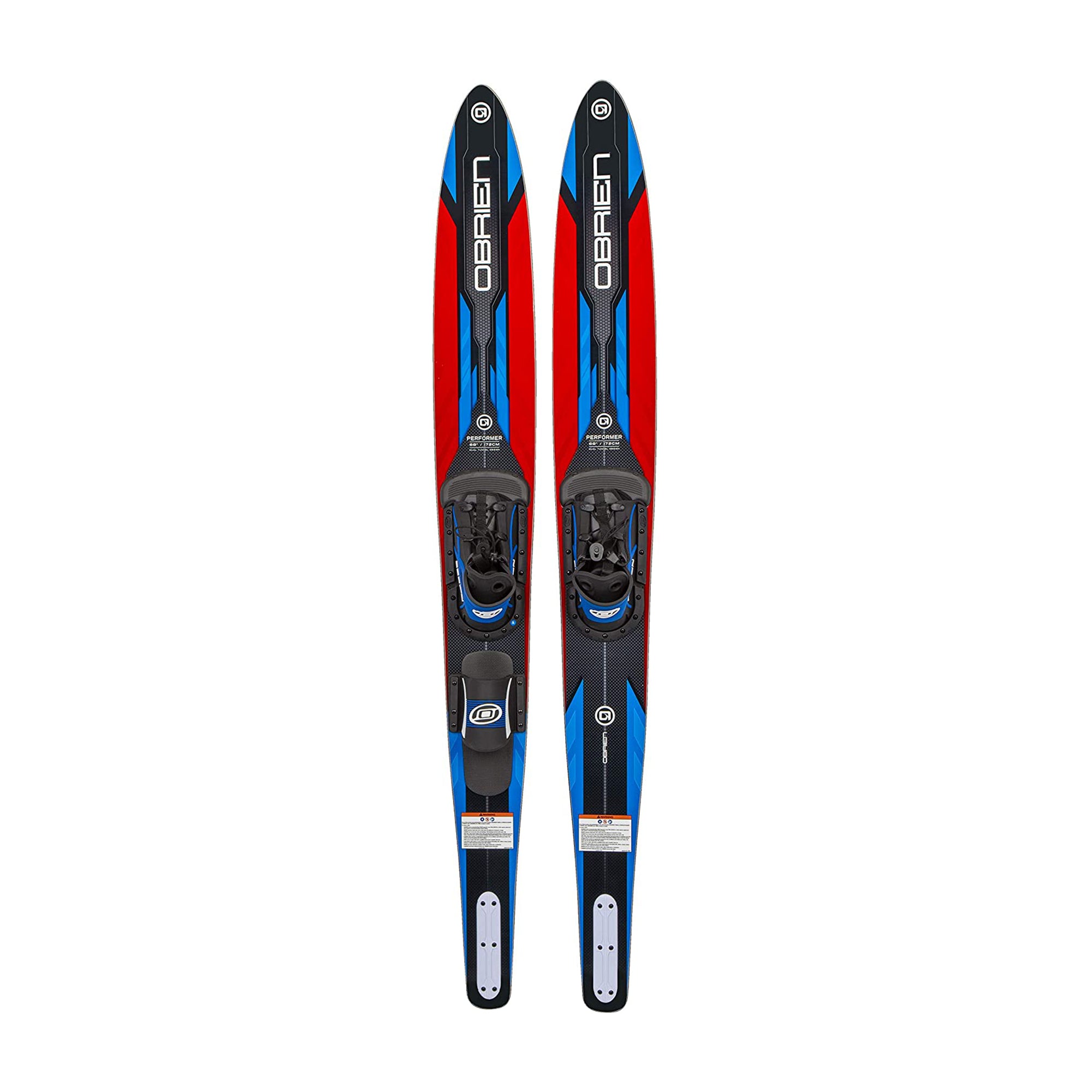 O'Brien Watersports Adult 68 inches Performer Combo Water Skis, Multicolor - VMInnovations