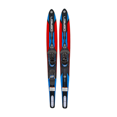 O'Brien Watersports Adult 68 inches Performer Combo Water Skis, Multicolor - VMInnovations