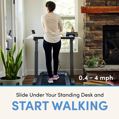 LifeSpan TR5000 Portable Walking Under Desk Treadmill for Standing Desk Workout - VMInnovations