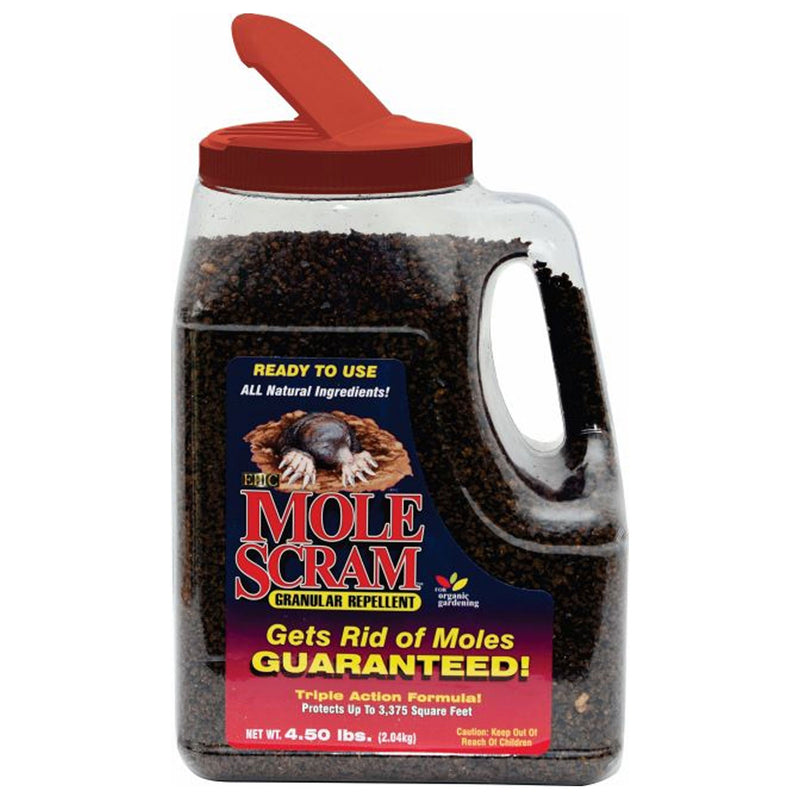 EPIC Mole Scram Outdoor All Natural Granular Animal Repellent, 4.5 Lb Container