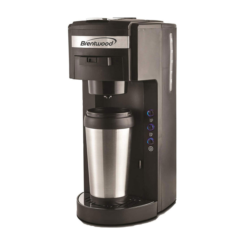 Brentwood Home Kitchen Cold Iced Coffee & Tea Maker Brew Machine w/ Travel Mug