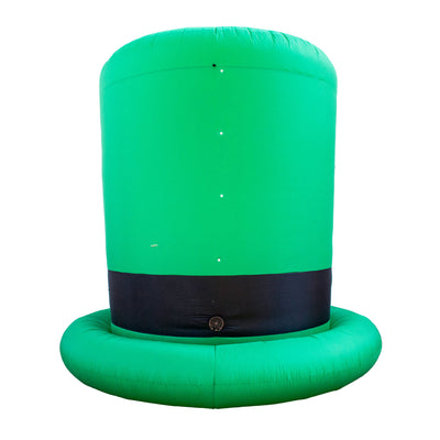 Holidayana 8 Foot Saint Patrick's Day Inflatable Leprechaun Top Hat w/ Shamrock
