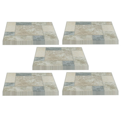 Achim Home Furnishings Nexus Peel & Stick Vinyl Floor Tile, Marble Blocks, 100Pk
