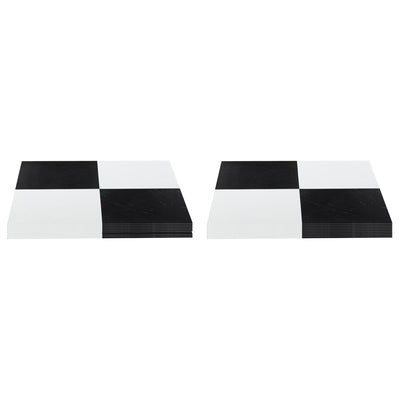 Achim Home Furnishings Nexus Peel & Stick Vinyl Floor Tile, Black Checker, 40Pk