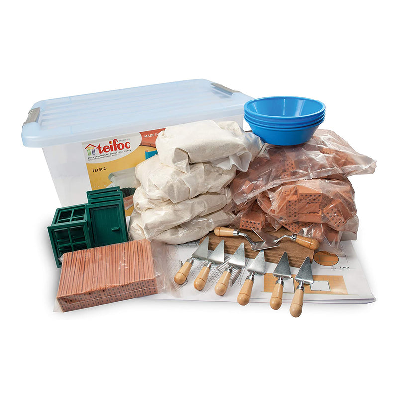 Teifoc 320 Piece Mini School Brick Classroom Toy Set for Educational STEM Play