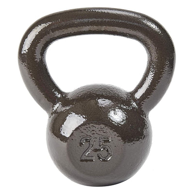 Everyday Essentials 25 Lb Full Body Exercise Strength Training Kettlebell Weight