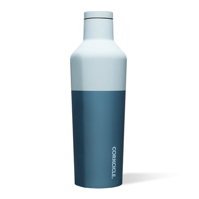 Corkcicle Classic 16oz Canteen Stainless Steel Water Bottle, Glacier Blue (Used)