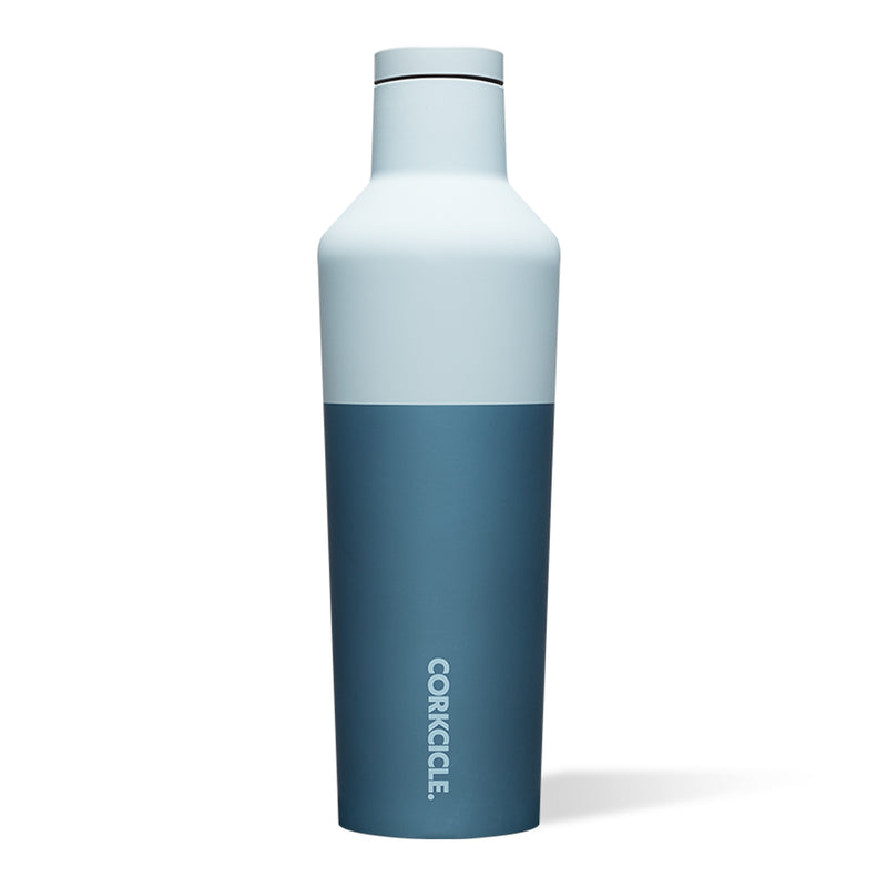 Corkcicle Classic 16oz Canteen Stainless Steel Water Bottle, Glacier Blue (Used)