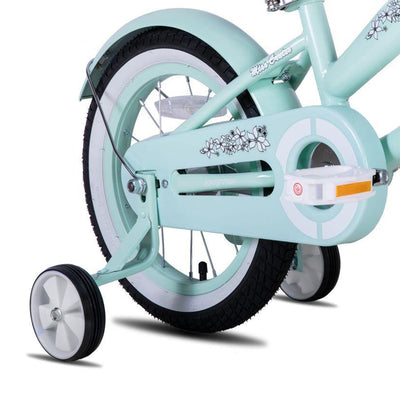 Joystar Kids Toddler Bike Bicycle with Training Wheels for Ages 3-5, Mint Green - VMInnovations