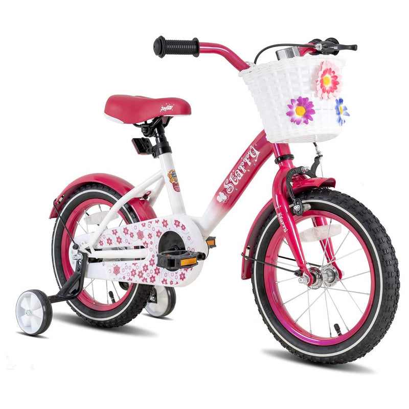 JOYSTAR Starry Girls Bike for Girls Ages 5-9 w/ Training Wheels, 18" (Open Box)