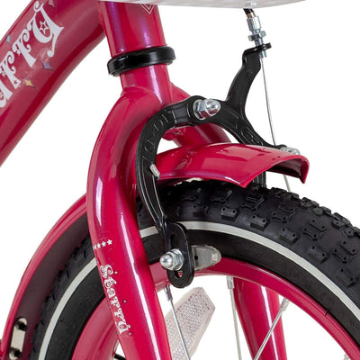JOYSTAR Starry Girls Bike for Girls Ages 5-9 w/ Training Wheels, 18" (Open Box)