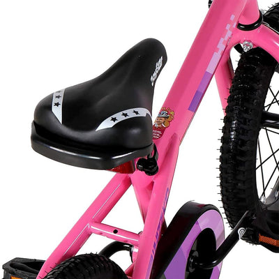 JOYSTAR Whizz Kids Bike for Boys & Girls Ages 5-9 with Kickstand, 18", Pink