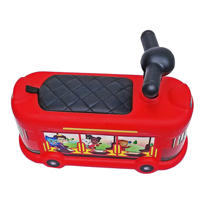 Best Ride On Cars Licensed Trolley Push Car, Red