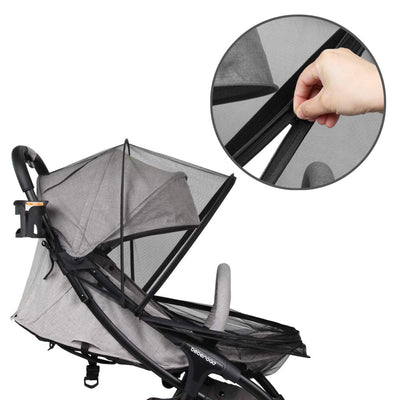 Beberoad Protection Mosquito Net for Strollers and Bassinets, Black (Open Box)