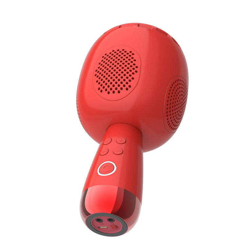 CALF G2 Bluetooth Wireless Handheld Karaoke Audio Microphone and Speaker, Fluffy