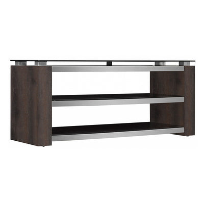 Twin Star Home TC52-6389-PO90 Cedar Manor TV Stand For TVs Up To 55 Inches, Oak