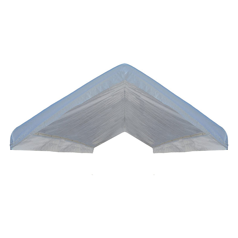 EZ Travel 20 x 30 Foot Heavy Duty Waterproof Replaceable Roof Canopy Tarp, White