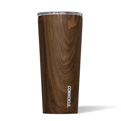 Corkcicle Classic 24oz Stainless Steel Tumbler w/ Lid, Walnut Wood (Open Box)