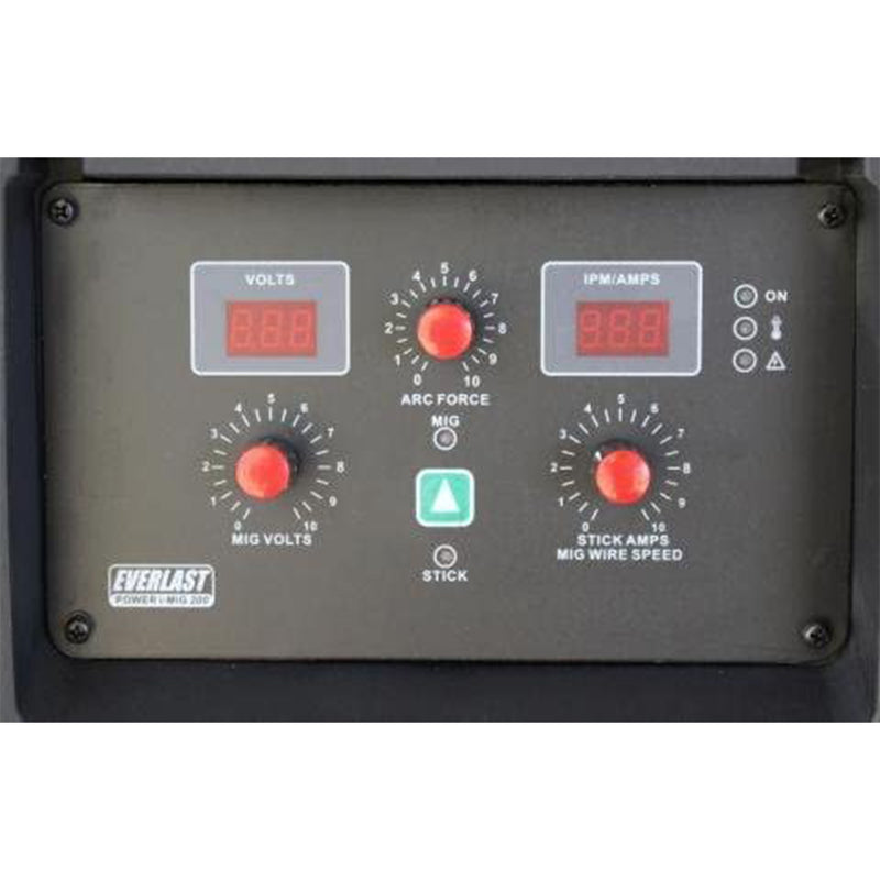 Everlast Poweri-MIG 200 Portable 110V/220V Dual Voltage Inverter Stick Welder