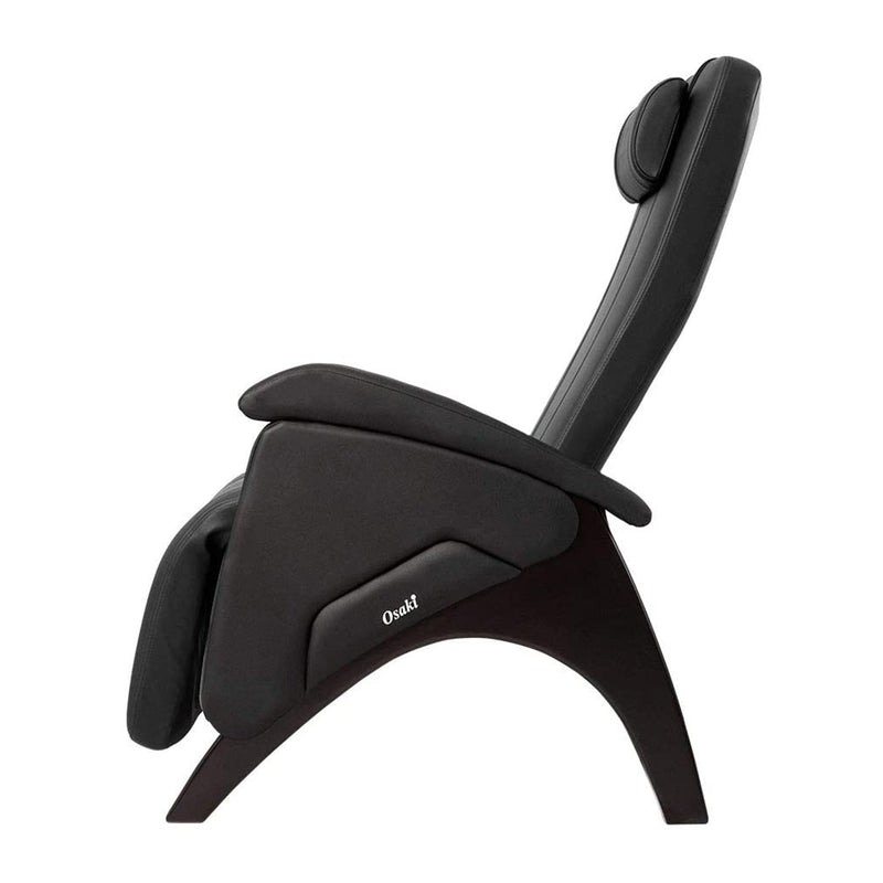 Osaki ZR-L8 Zero Gravity Office Reclining Chair with Wakeup Timer, Black Leather