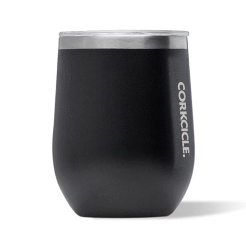 Corkcicle Classic 12 Ounce Stainless Steel Stemless Cup with Lid (Open Box)