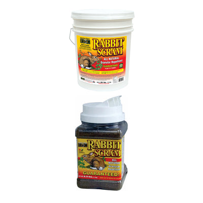 EPIC Rabbit Scram All Natural Granular Repellent Bundle w/ 25 Lb & 2.5 Lb Bucket