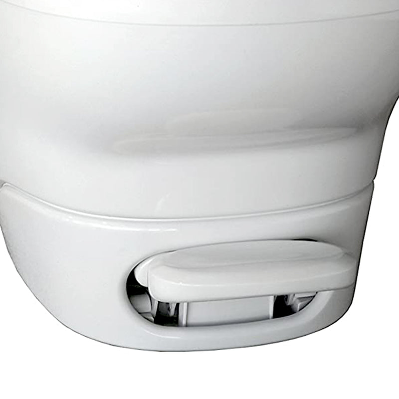 Aqua Magic Bravura High Profile RV Toilet with Hand Sprayer, White (Open Box)