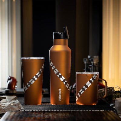 Corkcicle Disney Star Wars 16 Oz Stainless Steel Travel Tumbler & Lid, Chewbacca