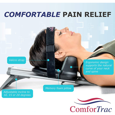 ComforTrac Lightweight Home Cervical Support Traction Unit 1.0 for Pain Relief