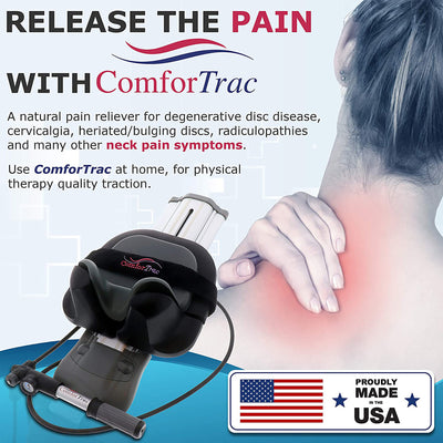 ComforTrac Lightweight Home Cervical Support Traction Unit 1.0 for Pain Relief