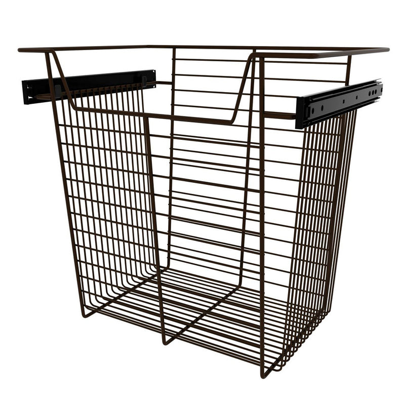 Rev-A-Shelf Sidelines CBSL-181417BZ-3 18" Bronze Pullout Closet Basket (3 Pack)