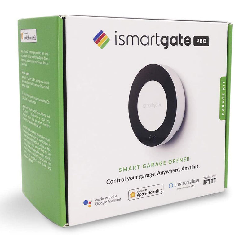 ismartgate Smart Wi Fi Controlled Pro Garage Door Opener w/ Wireless Tilt Sensor