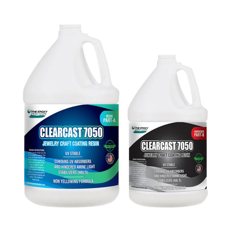 The Epoxy Resin Store Clearcast 7050 Jewelry Craft 2 Part Resin Kit, 1.5 Gallons