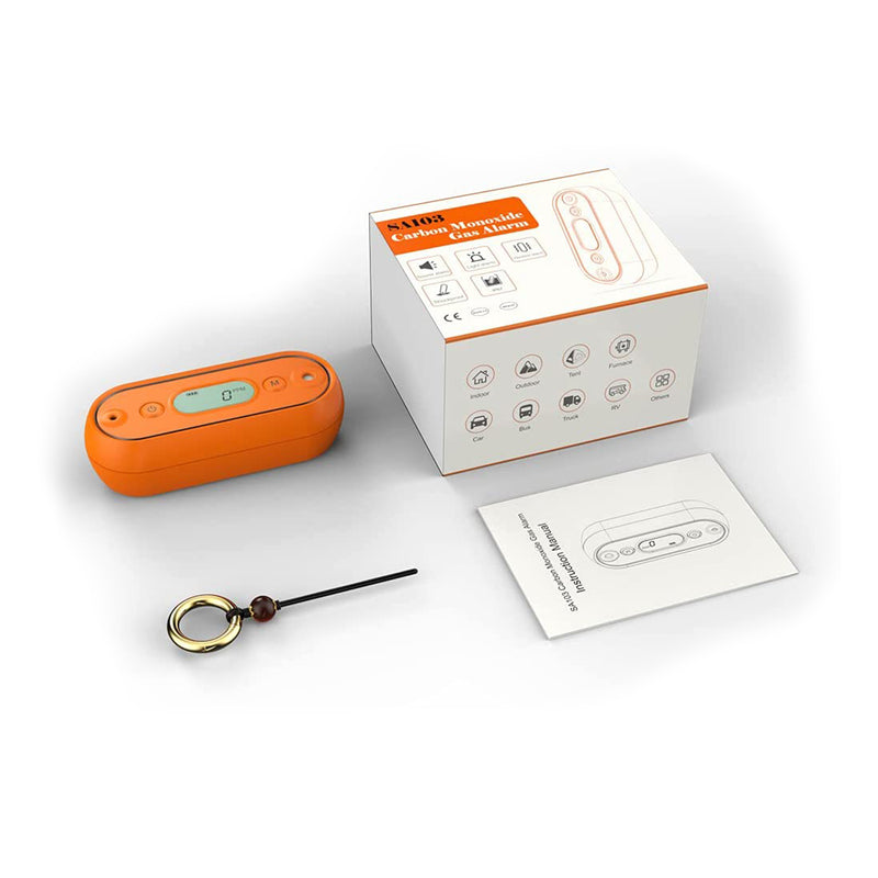 DOEATOOW CO-4 Carbon Monoxide Detector w/ Visual and Audible Alerts (Open Box)