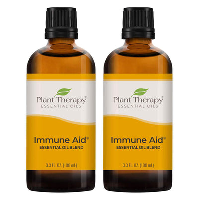 Plant Therapy Aroma Diffusible Essential Oil, 3.3 Oz, Immune Aid Blend (2 Pack)
