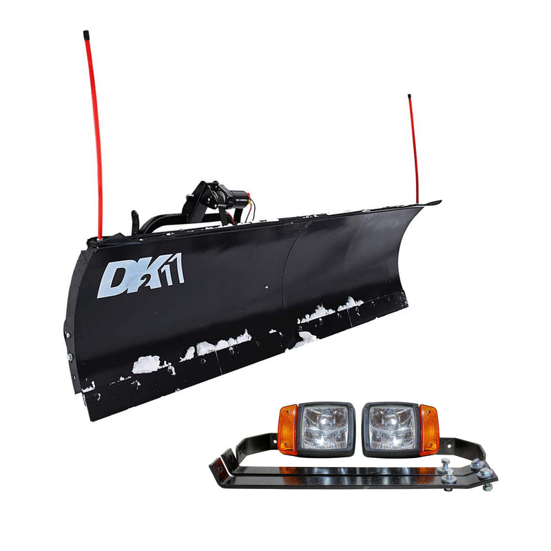 Detail K2 Avalanche 84 Inch Universal Mount Snow Plow and Halogen Light Kit