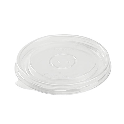 Karat PP Plastic Flat Lids for 6-16oz Poly Paper Food Containers, 1,000 Count