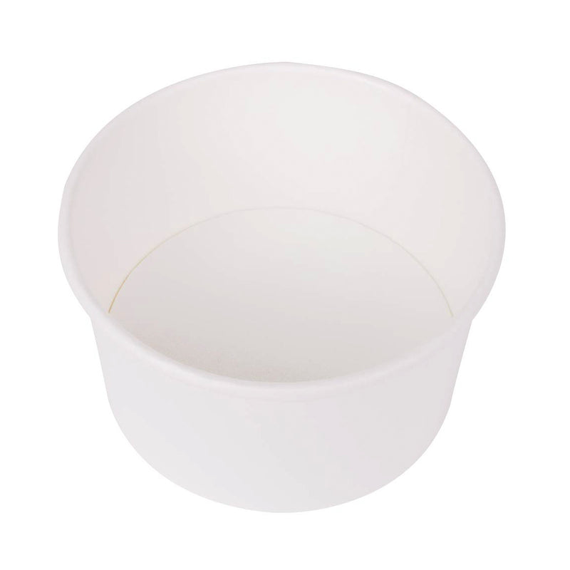 Karat C-KDP5W 5 Ounce Paper Food Portion Container, No Lid, White, Case of 1,000