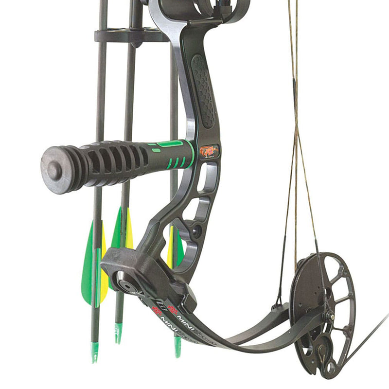 PSE Archery 2018 Mini Burner Youth Right Hand Compound Bow Kit, 40 Lbs, Black