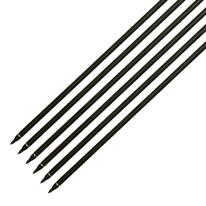 PSE Archery 1960RXHX15 Tac 15 RWX Carbon Crossbow Bolts, 26.25 In, Black, 6 Pack
