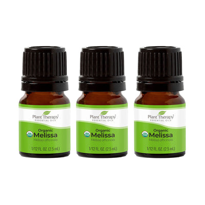 Plant Therapy 2.5 mL Aroma Diffusible Essential Oil, Melissa Scent (3 Pack)