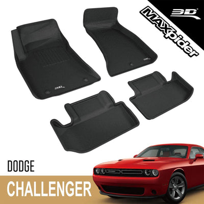3D MAXpider Fit Floor Mat Liner Set for 2021 Dodge Challenger (Open Box)
