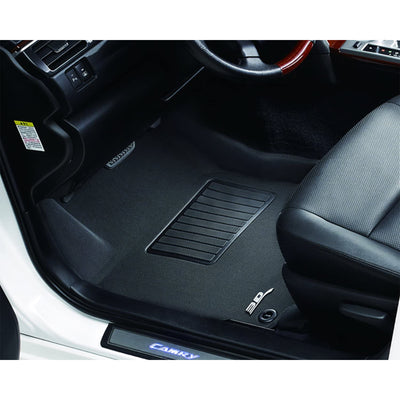 3D MAXpider Kagu Series Front Row Floor Liner Set for 2015-2023 Ford Mustang, Black