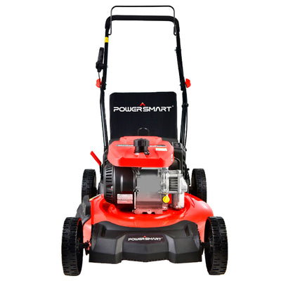 Power Smart DB2321PH Gas Powered Push Lawn Mower with 3 In 1 Cutting System, Red