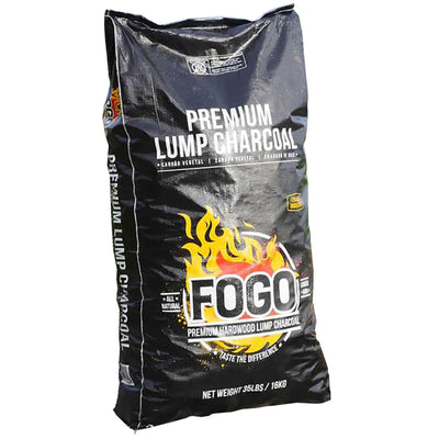 FOGO Premium Oak Restaurant All-Natural Hardwood Fuel Lump Charcoal, 35 Pounds