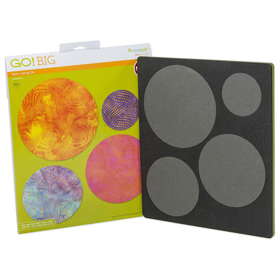 AccuQuilt GO! Big Circle Fabric Cutting Die with Multiple Sizes for Quilting