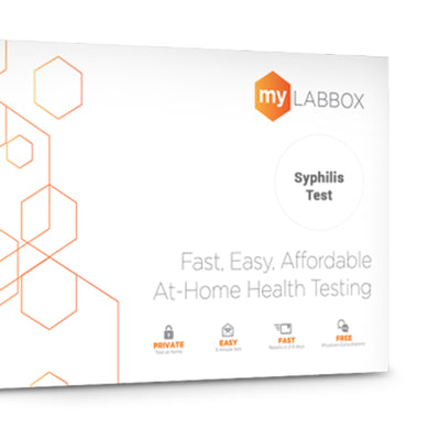 myLAB Box Health Syphilis STD Infection Rapid 2 Day Mail In At Home Test Kit
