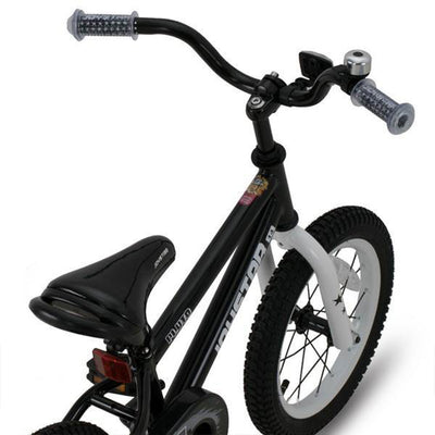 Joystar Pluto 14 Inch Ages 3 to 5 Kids Boys BMX Bike with Training Wheels, Black